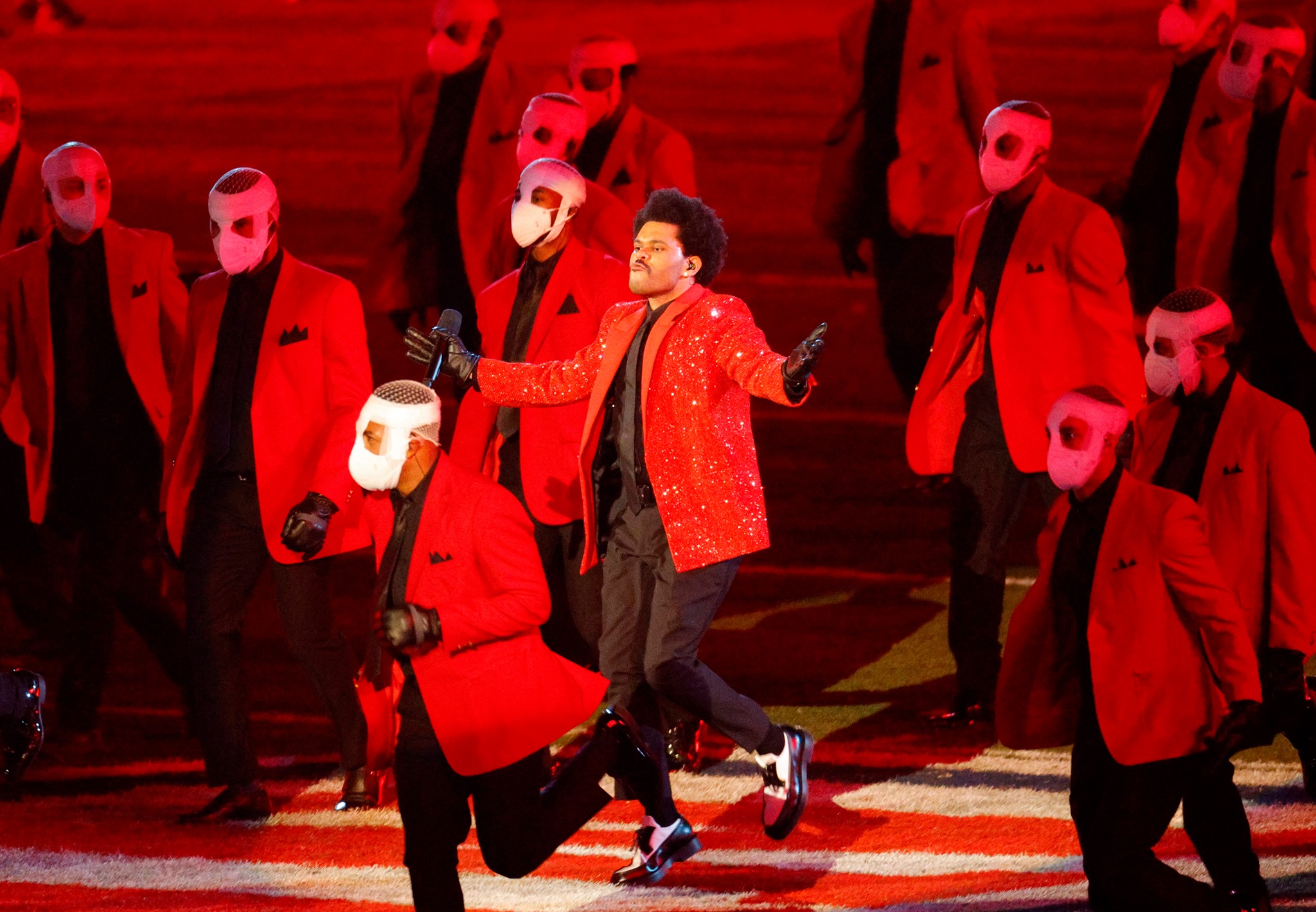 Así fue el Show de Medio Tiempo con The Weeknd en el Super Bowl LV