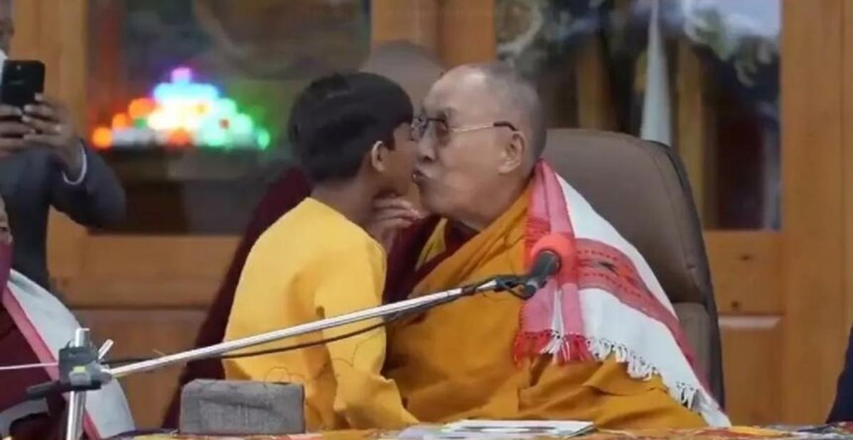 Tras La Polémica Dalai Lama Se Disculpa Por Beso En La Boca A Niño Enbreve Noticias 8002