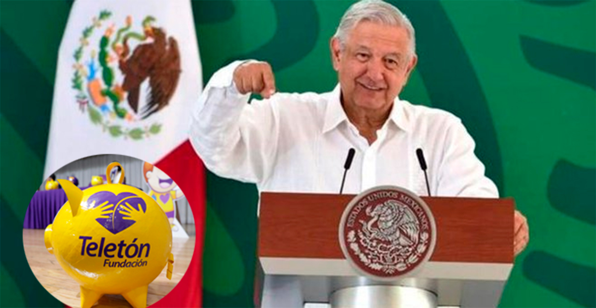 Presidente López Obrador llama a la solidaridad: ayuden al Teletón