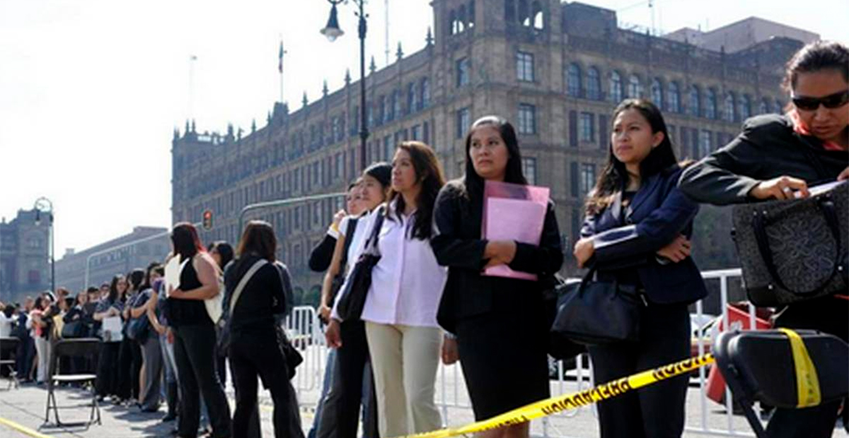 Tasa de desempleo en México cae al 2.7% en el cuarto trimestre de 2023, según datos del Inegi