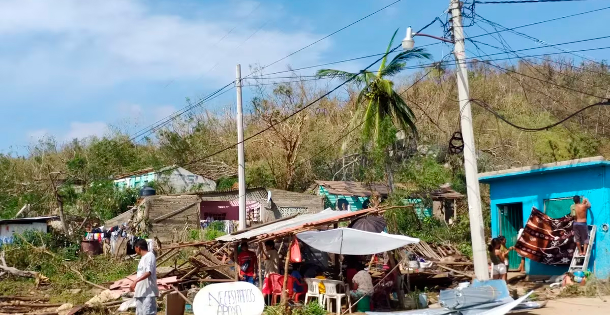 Segob amplía condonación de pago de electricidad para damnificados por Huracán Otis en Guerrero
