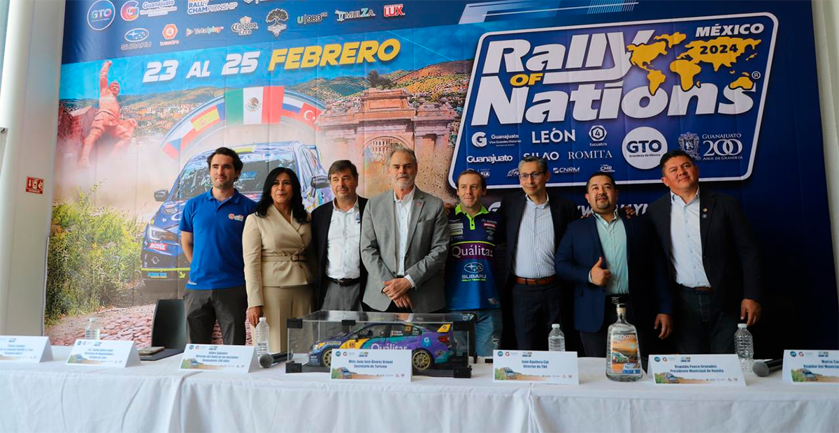 Más de 30 pilotos de renombre competirán en el Rally de las Naciones Guanajuato 200 años