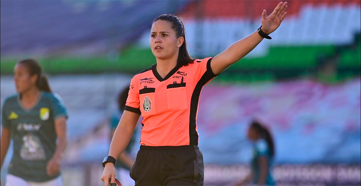 Karen Hernández Andrade, tercera árbitra en dirigir un partido de la Liga MX Clausura 2024