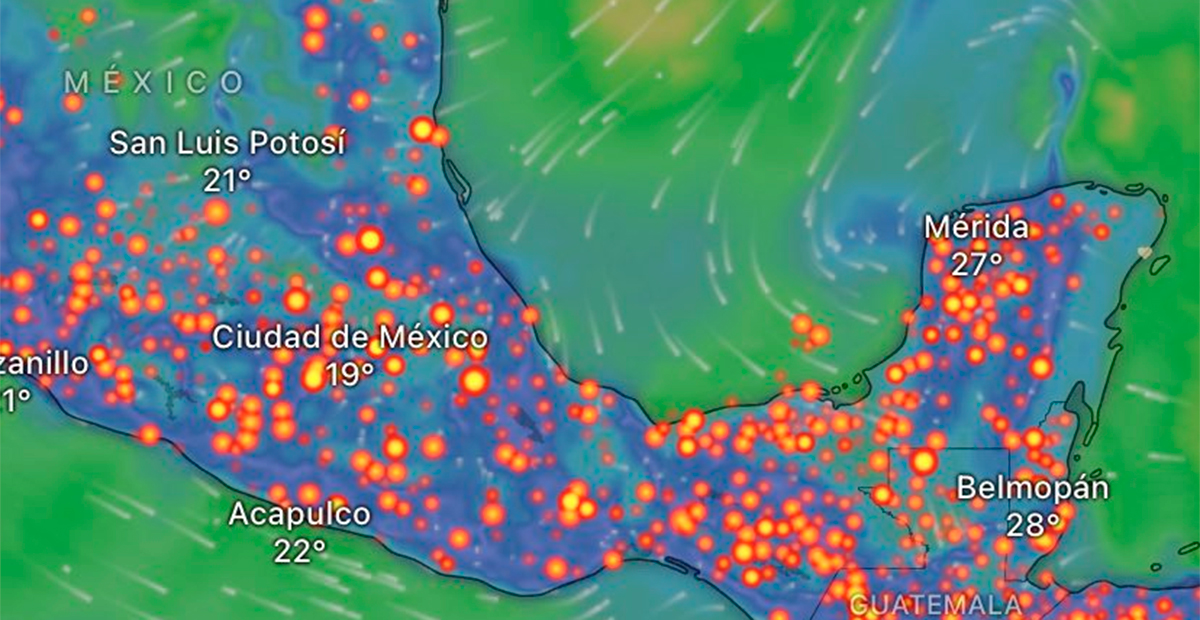 Confirma presidente sobre 116 incendios forestales activos en México