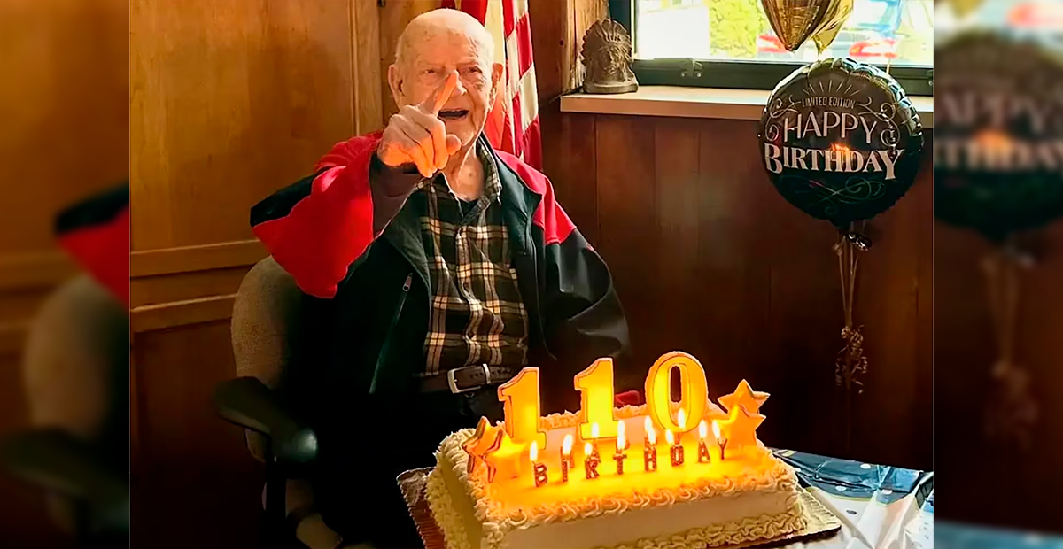 Vincent Dransfield: el hombre de 110 años que desafía la edad con vitalidad y optimismo