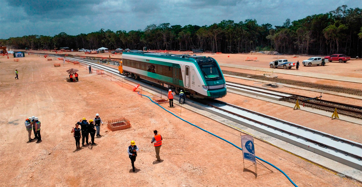 Tren Maya se descarriló por un tornillo, asegura Defensa Nacional