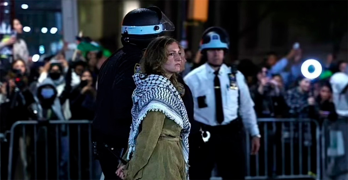 Alcalde de Nueva York reporta 282 detenidos en protestas propalestinas universitarias