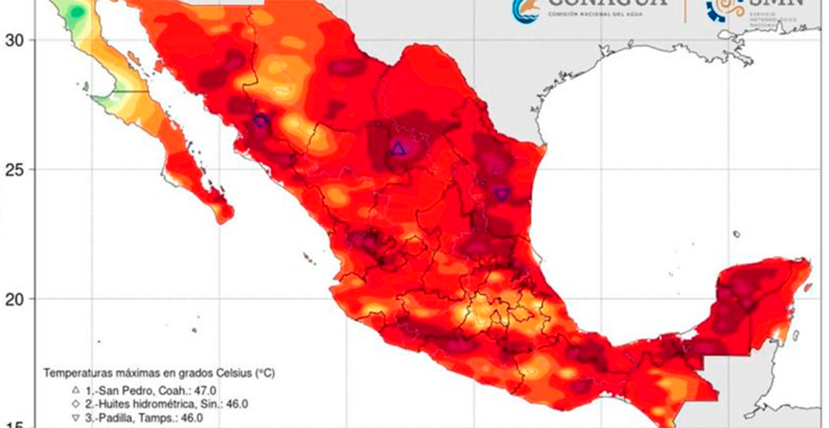 UNAM pronostica que México experimentará las mayores temperaturas en la historia en 15 días