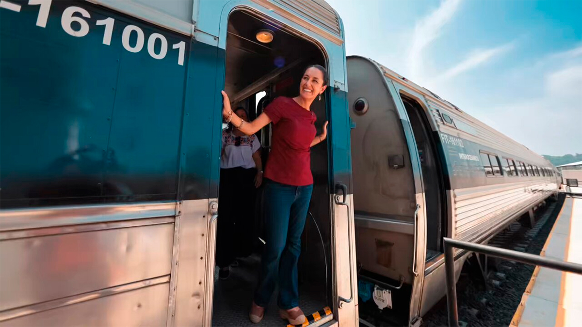 Claudia Sheinbaum anuncia nuevas rutas de tren para México