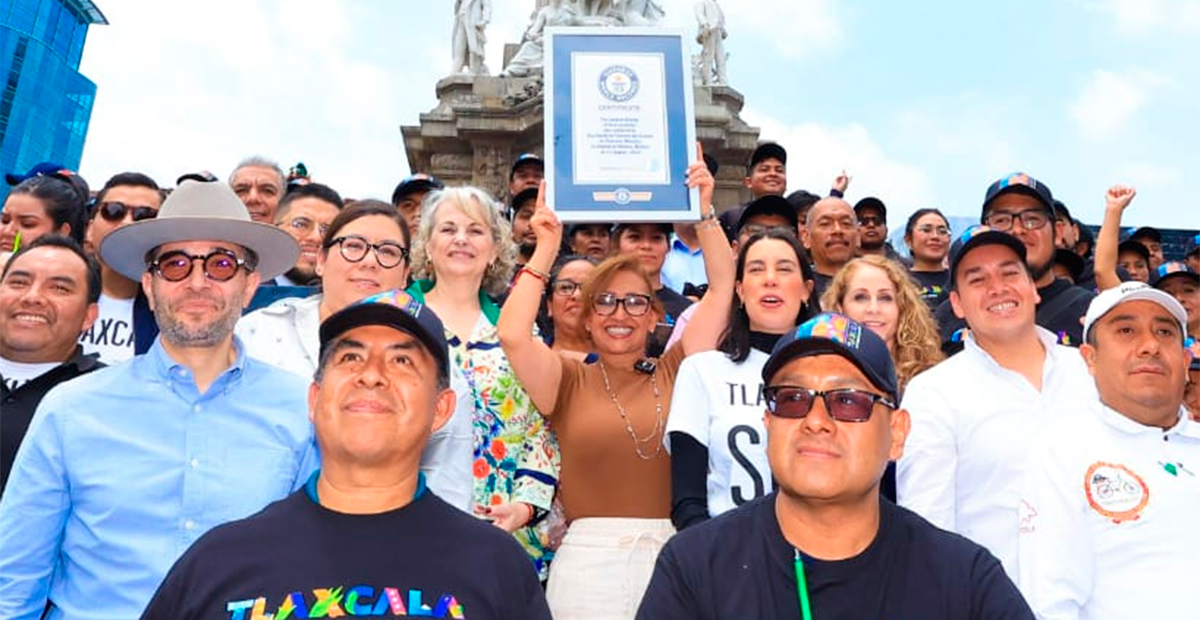 Tlaxcala rompe récord Guinness en la CDMX con 30 mil tacos de canasta