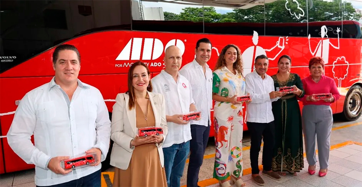 ADO Mobility presenta nuevas unidades con tecnología avanzada para impulsar el turismo en Quintana Roo