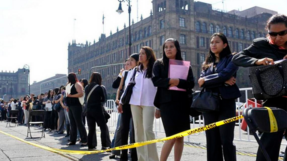 La tasa de desempleo en México se sitúa en 2.9% en julio, con una reducción anual significativa