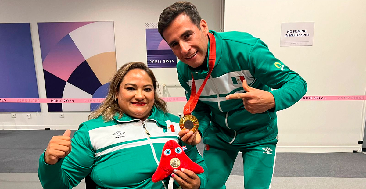 Gloria Zarza Guadarrama gana la primera medalla de oro para México en los Juegos Paralímpicos París 2024