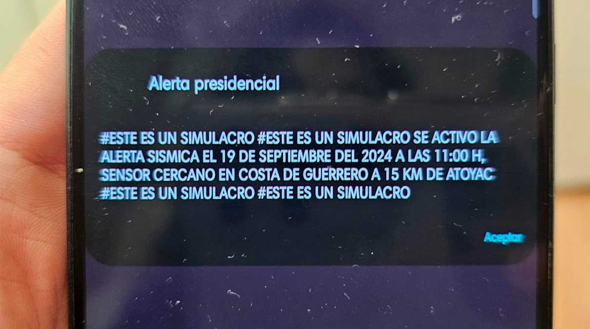 Simulacro Nacional 2024 activa la alerta sísmica en Ciudad de México y varios estados