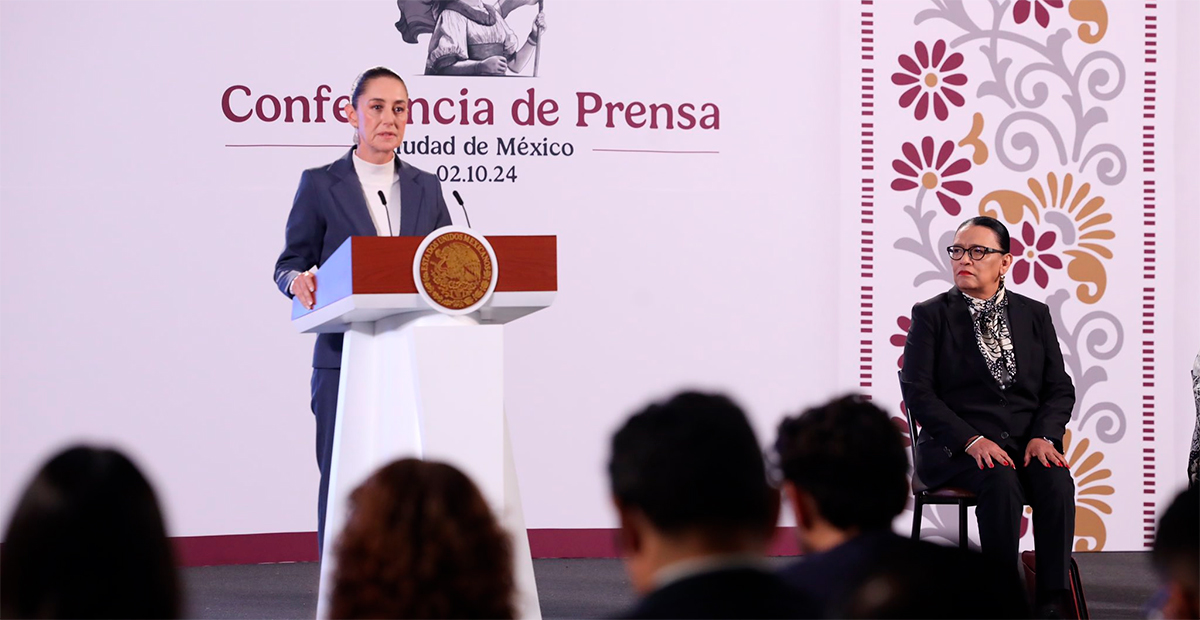 Presidenta Sheinbaum dedica su primera conferencia a la conmemoración del 2 de octubre