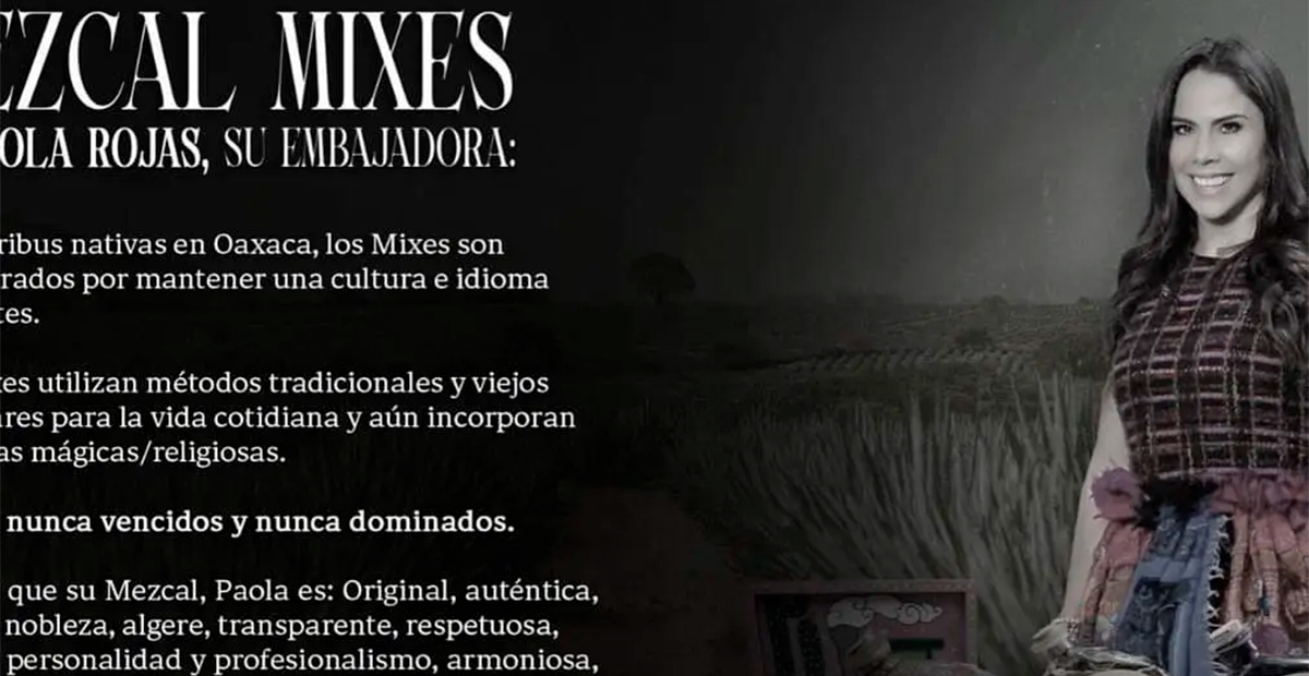 Gobierno de Oaxaca investiga el caso del mezcal «Mixe» de Paola Rojas por posible apropiación cultural