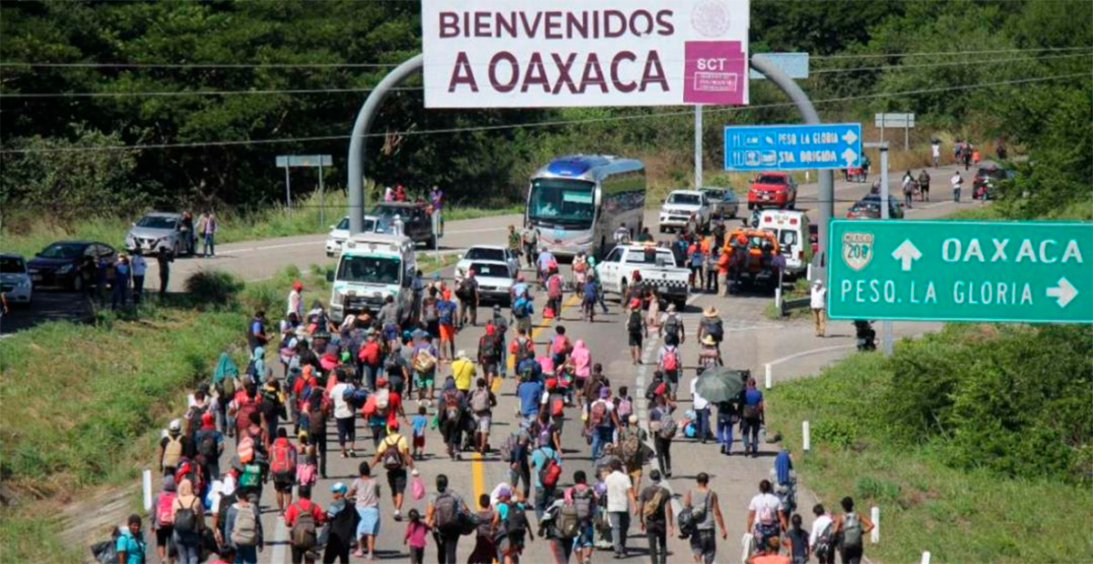 Comunidades de Oaxaca se encuentran divididas por la llegada de caravanas migrantes