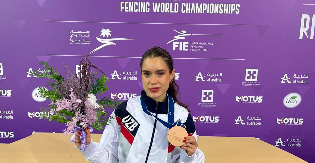Luisa Fernanda Herrera, la mexicana que brilla para Uzbekistán, es la tercera mejor esgrimista del mundo