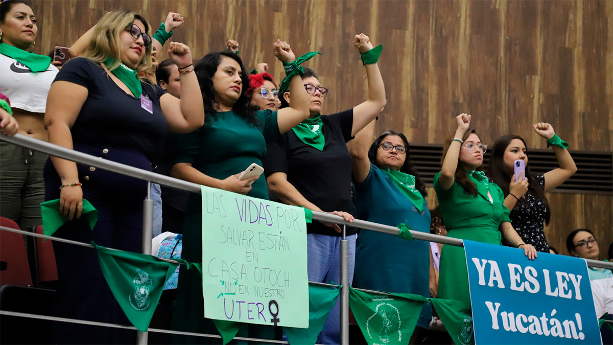 Yucatán despenaliza el aborto hasta las 12 semanas y se suma a 22 estados más