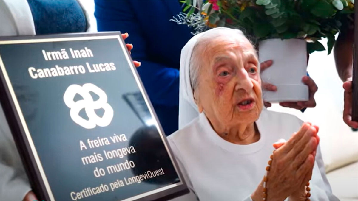 Fallece a los 116 años la hermana Inah Canabarro, la persona más anciana del mundo