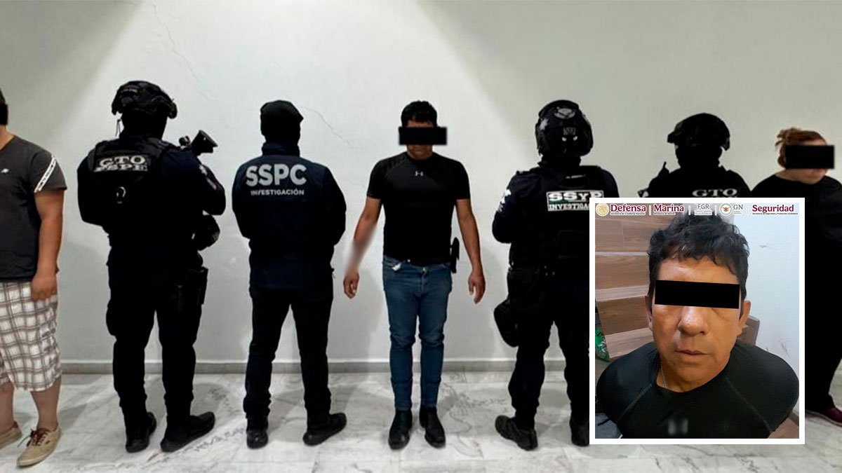 Cae operador del Cártel Santa Rosa de Lima en operativo conjunto en Guanajuato