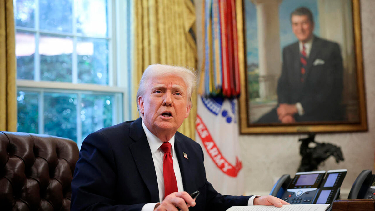 Trump anuncia ambicioso plan de defensa: una “cúpula dorada” contra misiles por 175 mil millones de dólares