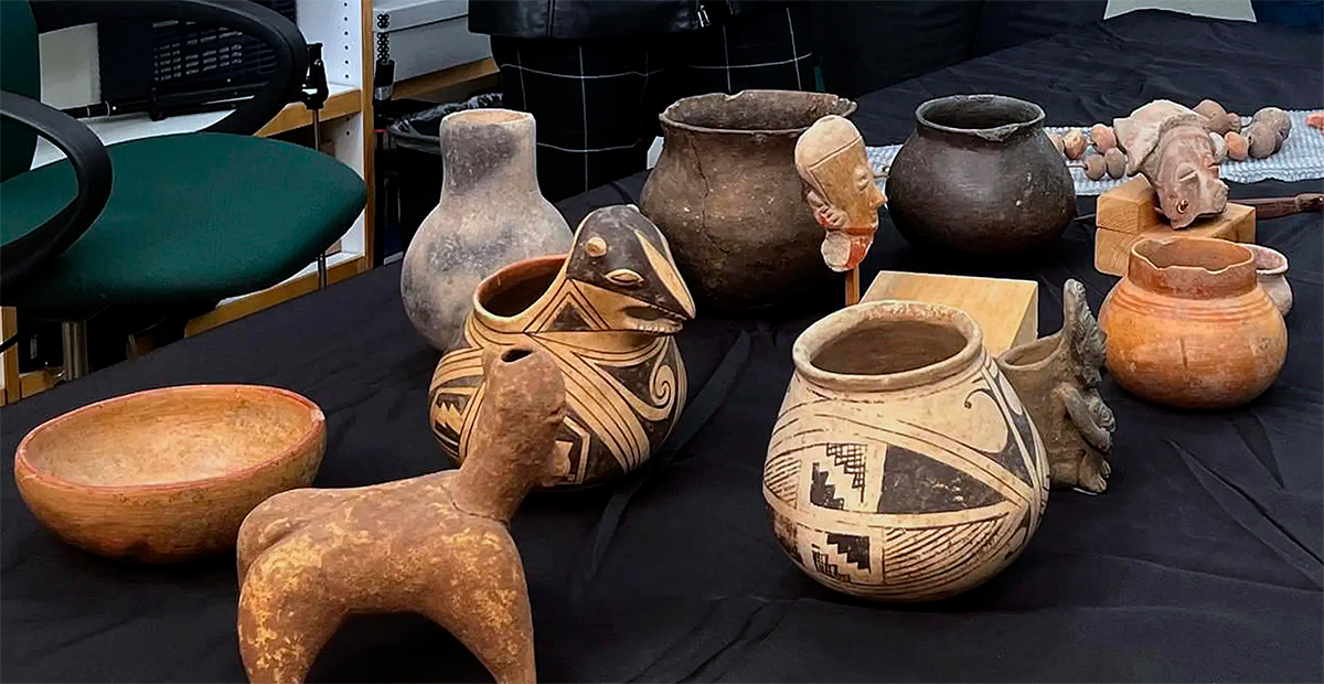 Recupera México más de 2 mil piezas de patrimonio cultural
