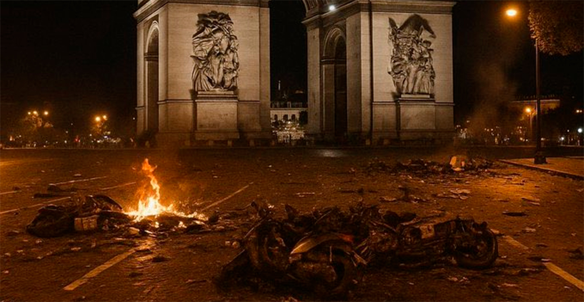 Celebración trágica en Francia tras victoria del PSG: dos muertos, cientos de detenidos y decenas de heridos