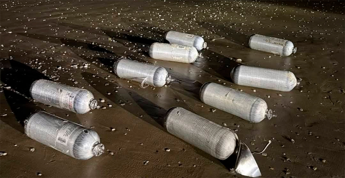 Denuncian contaminación en Playa de Tamaulipas por restos del cohete Starship de SpaceX