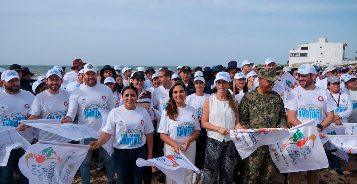 Quintana Roo se suma a estrategia nacional para limpiar costas y eliminar plásticos