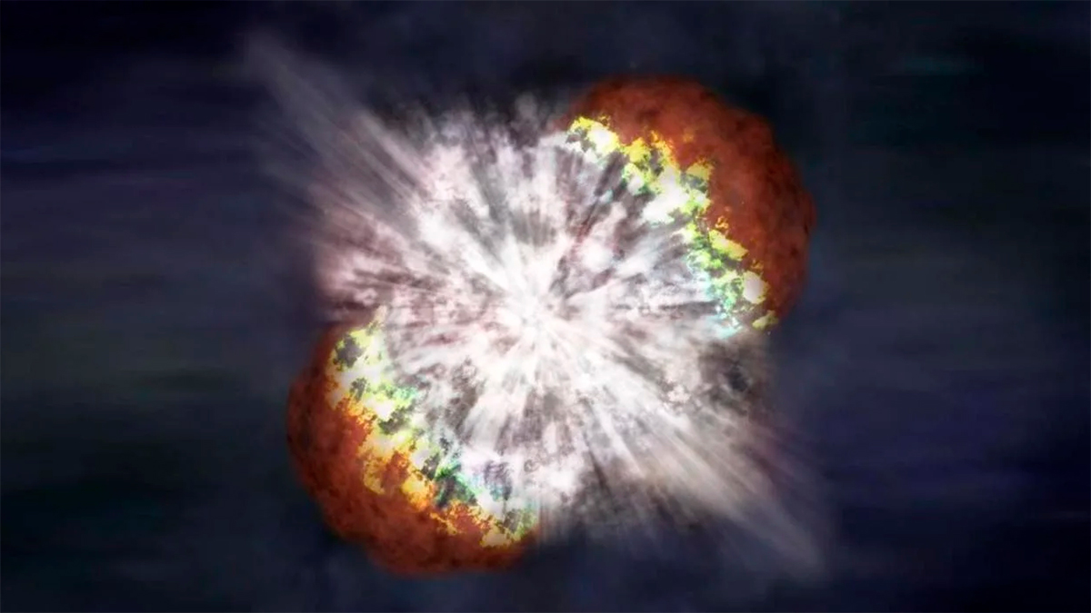 Observan una Supernova en el momento justo de su explosión