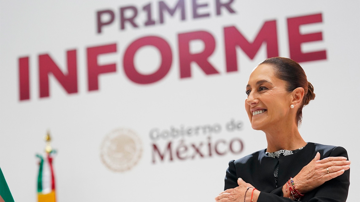 Claudia Sheinbaum rinde informe por 11 meses de gobierno