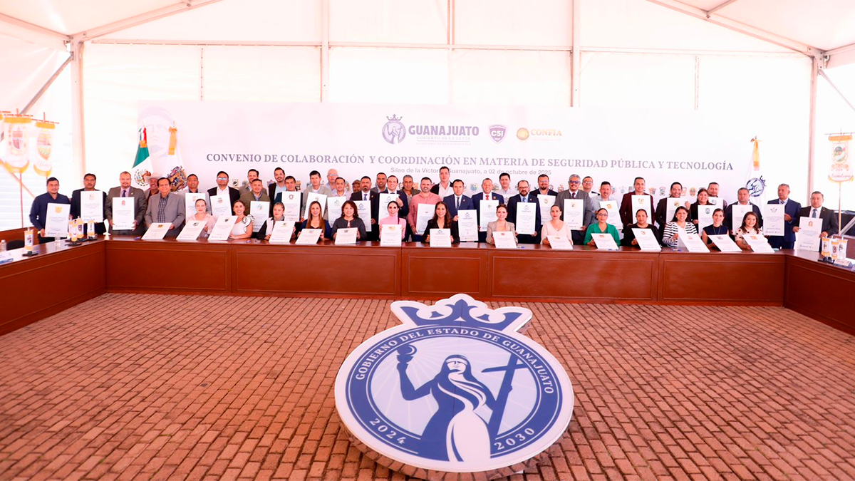 Guanajuato hace historia: los 46 municipios se integran al C5i para reforzar la seguridad