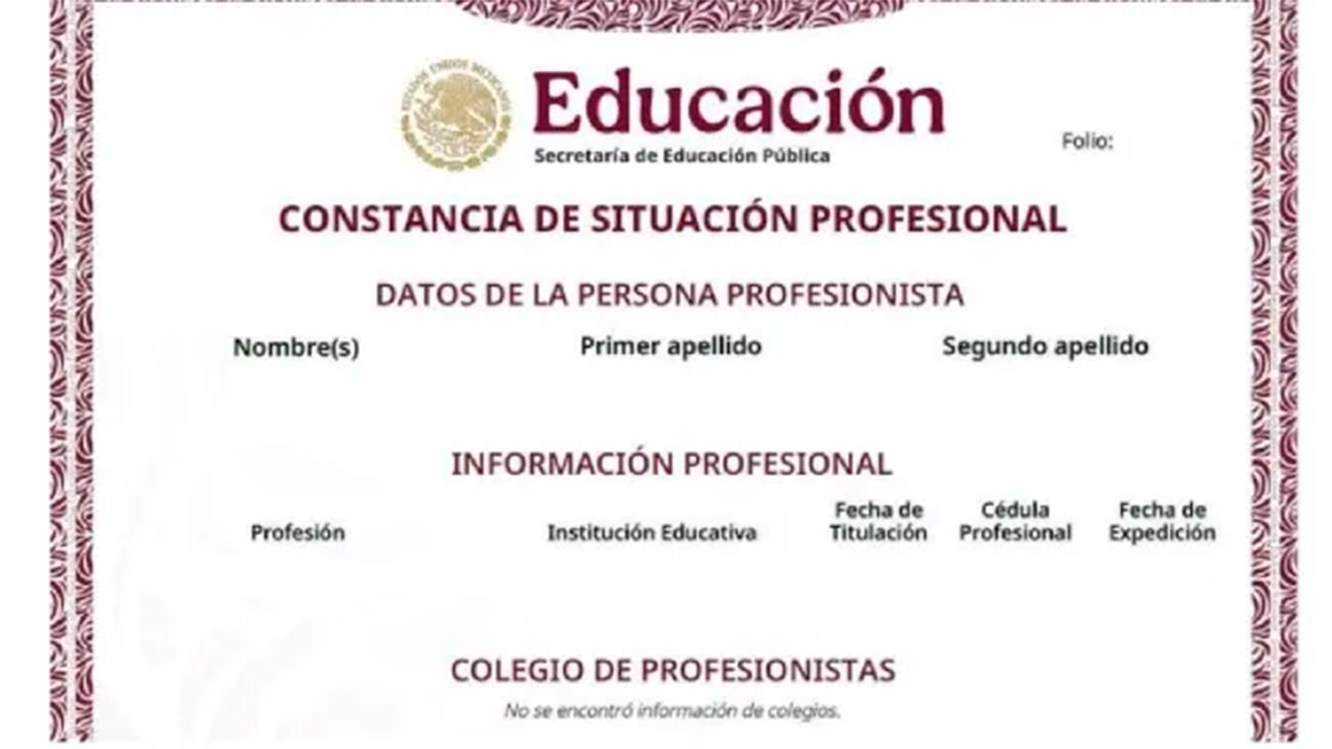 SEP lanza la Constancia de Situación Profesional: una nueva herramienta digital para validar títulos y cédulas