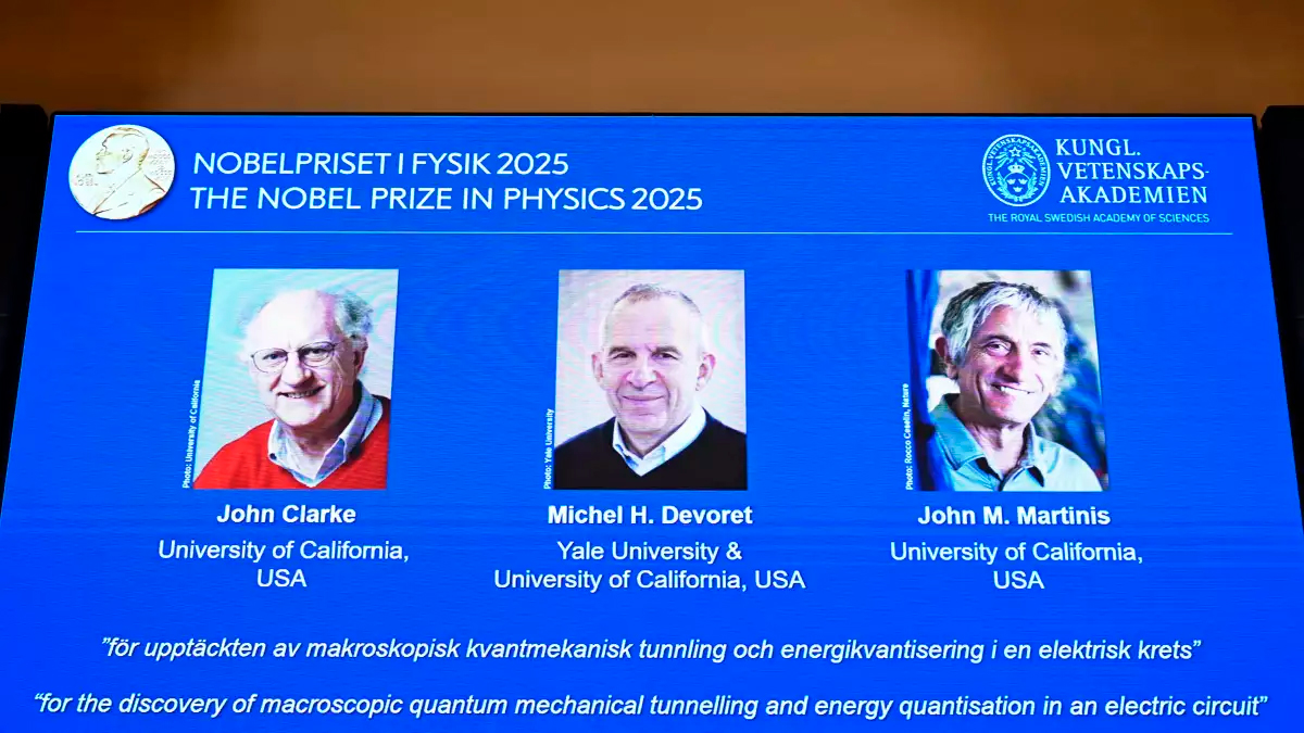 El Nobel de Física 2025 celebra el poder del mundo cuántico: tres pioneros revelan los secretos del “efecto túnel”