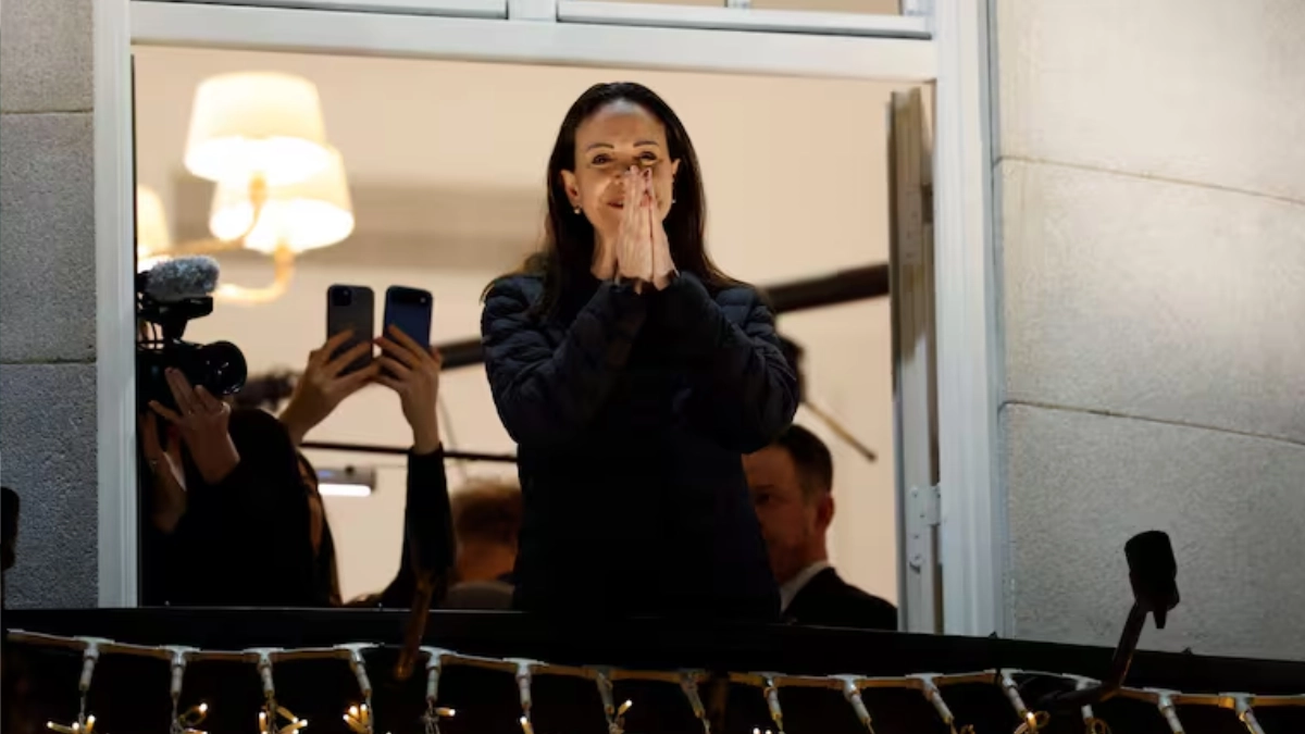 María Corina Machado reaparece en Oslo tras un escape clandestino de Venezuela con apoyo de EE.UU.