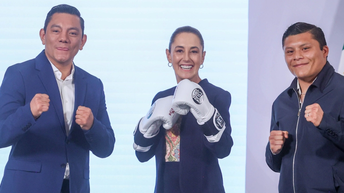 Sheinbaum lanza ‘Boxeando por la Paz’ para apoyar a 5 mil pugilistas y abrir 100 mil espacios a jóvenes