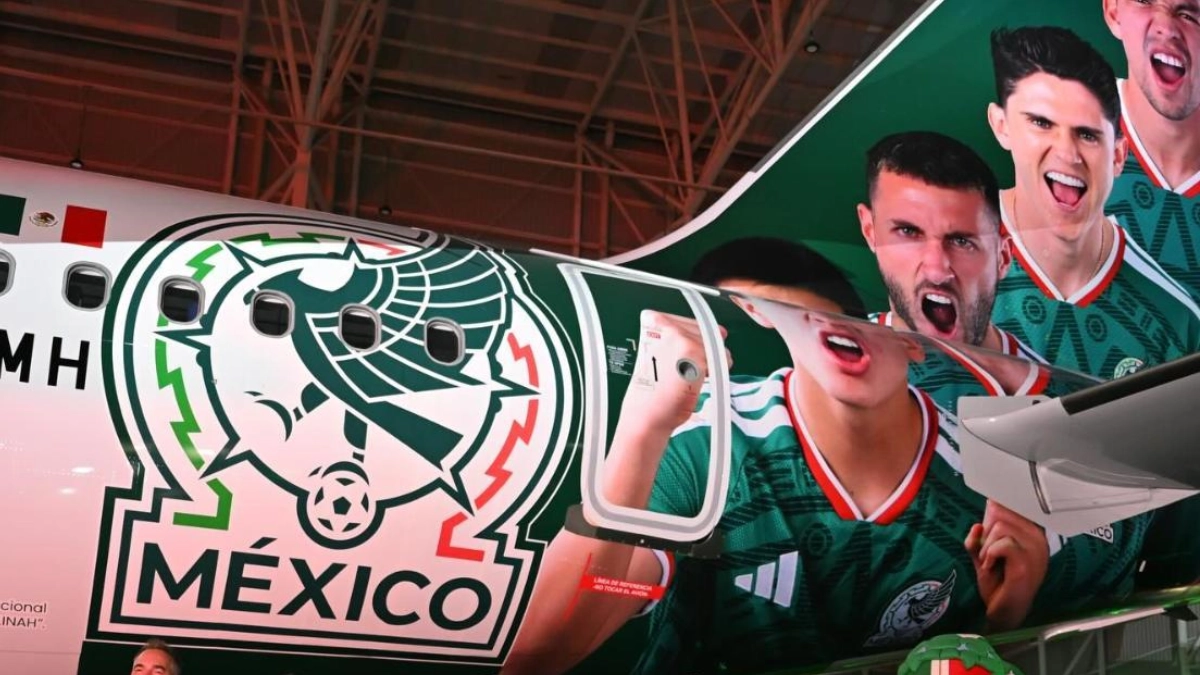 Viva presenta avión inspirado en la Selección Mexicana rumbo al Mundial
