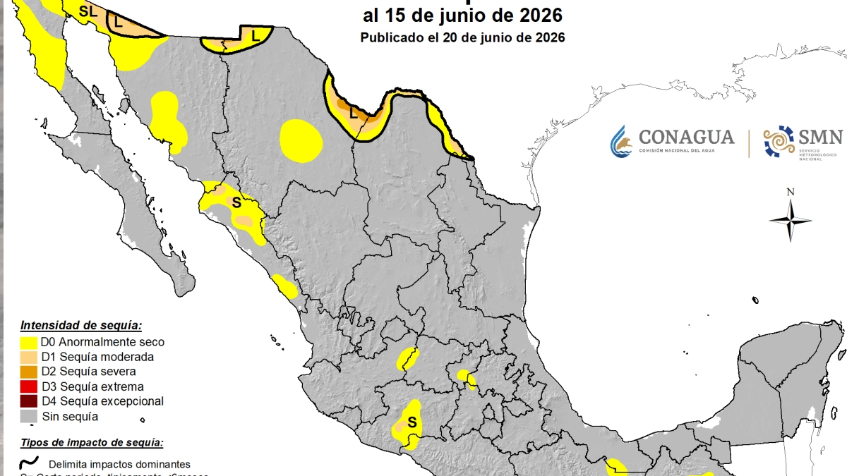 Lluvias reducen la sequía en México y favorecen la recuperación de destinos naturales
