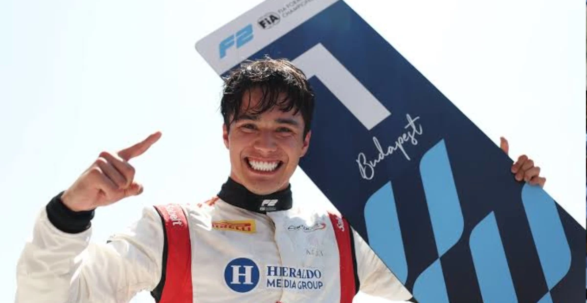 Noel León hace historia en Hungría; conquista su primera victoria en una carrera principal de Fórmula 2