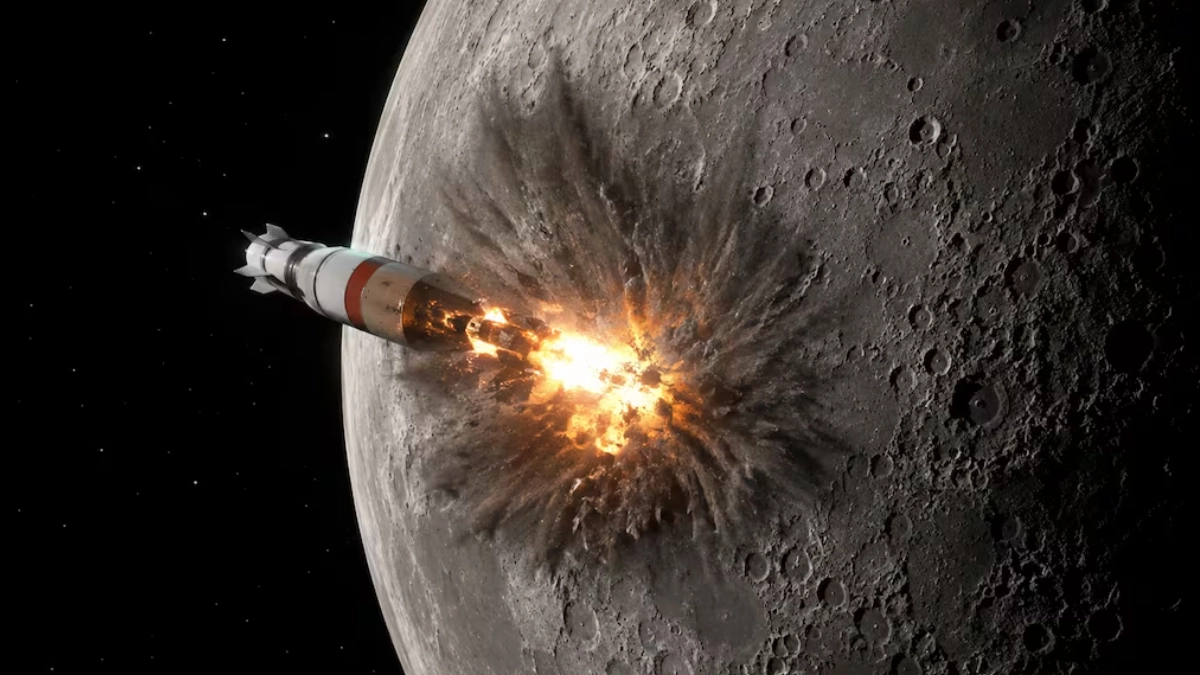Cohete de SpaceX impacta la Luna tras un año a la deriva; científicos alertan por creciente basura espacial