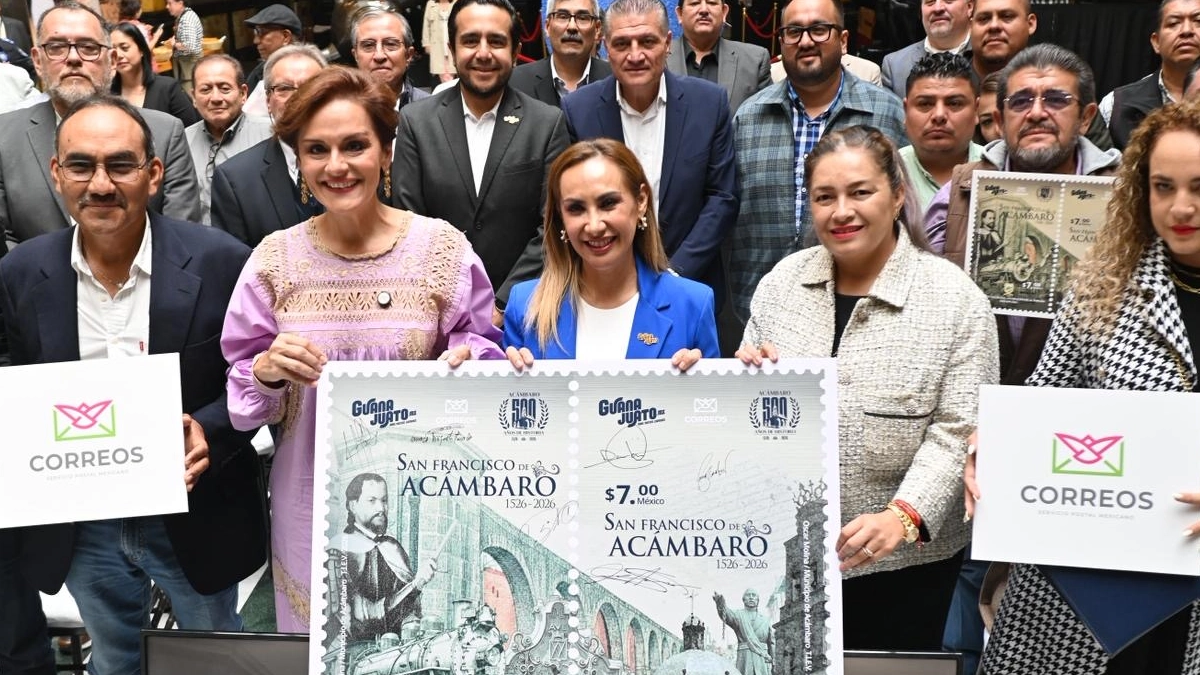 Acámbaro lleva sus 500 años de historia a todo México con estampilla postal conmemorativa