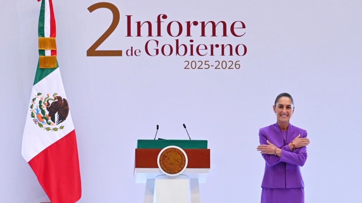 Sheinbaum presume avances en economía, bienestar y seguridad durante su Segundo Informe de Gobierno