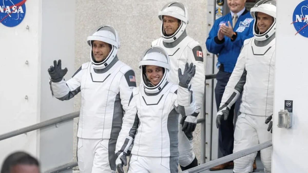 Space X lanza misión Crew-13 a la estación espacial internacional; astronauta será padre desde el espacio